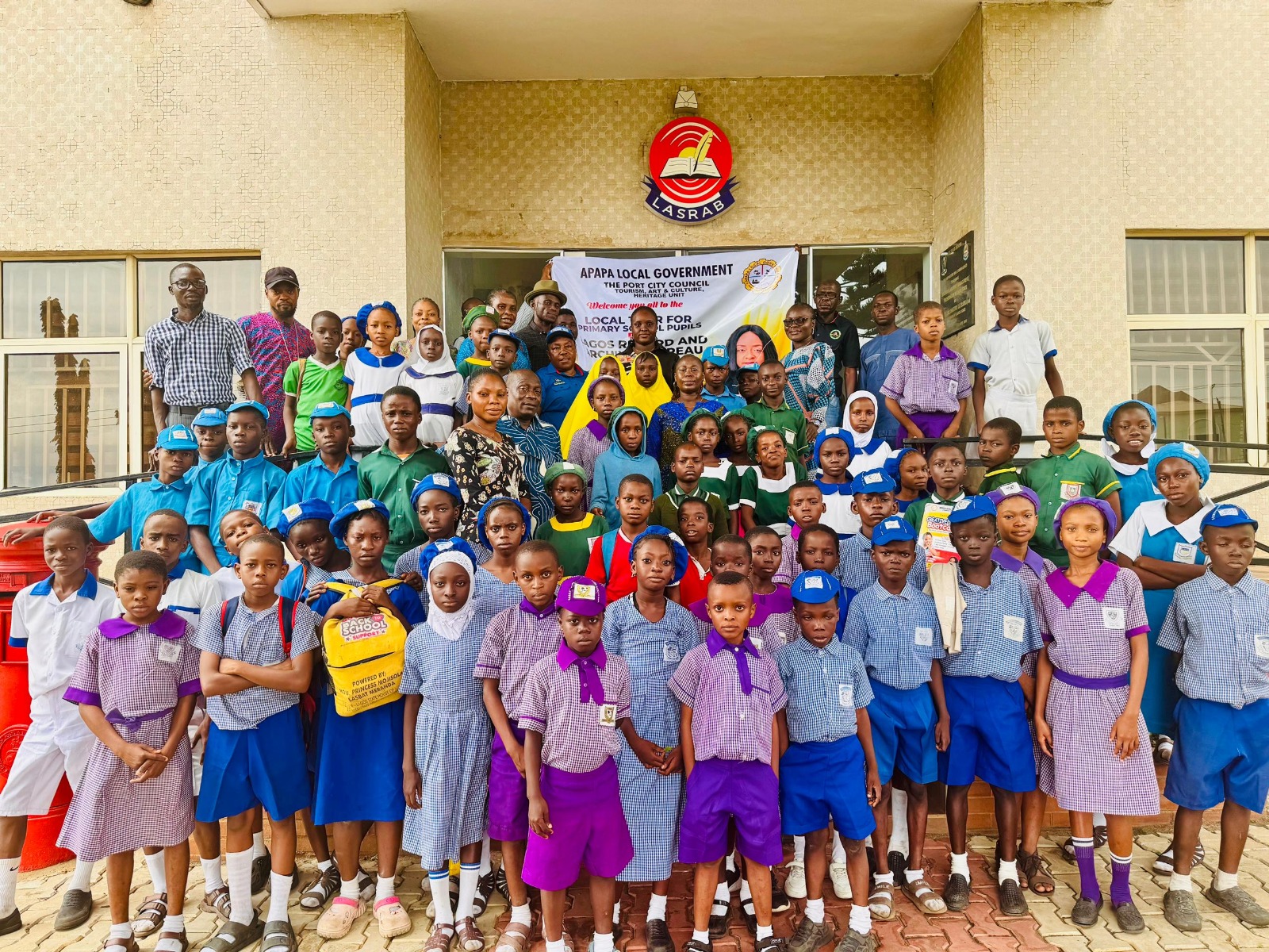 Facility Tour by Schools from Apapa Local Govt. to lasrab